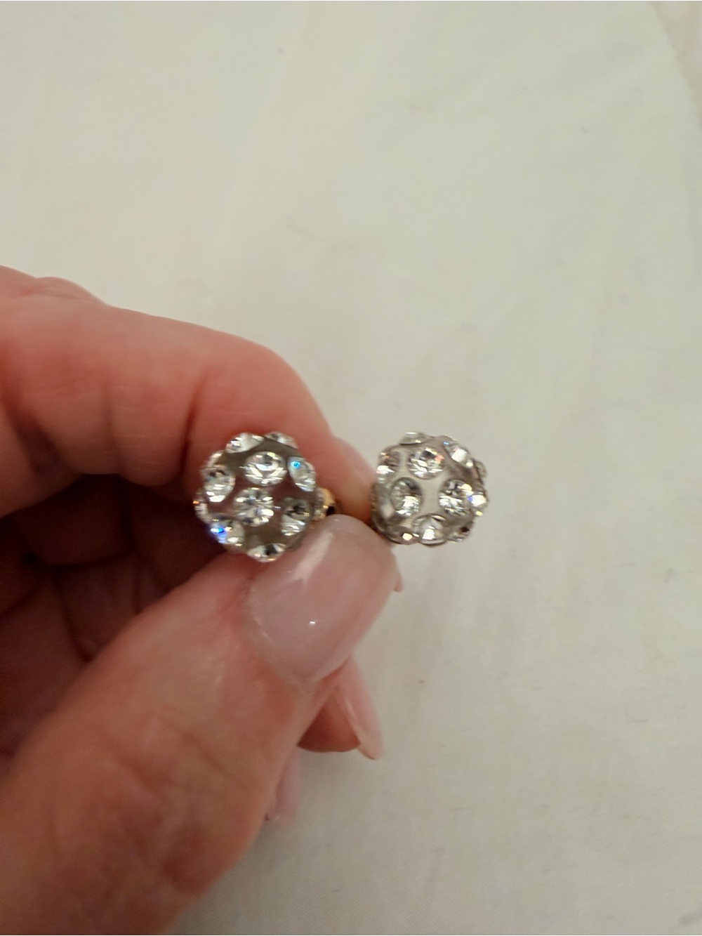 Kate Spade Crystal Cluster Stud Earrings - Silver Tone
